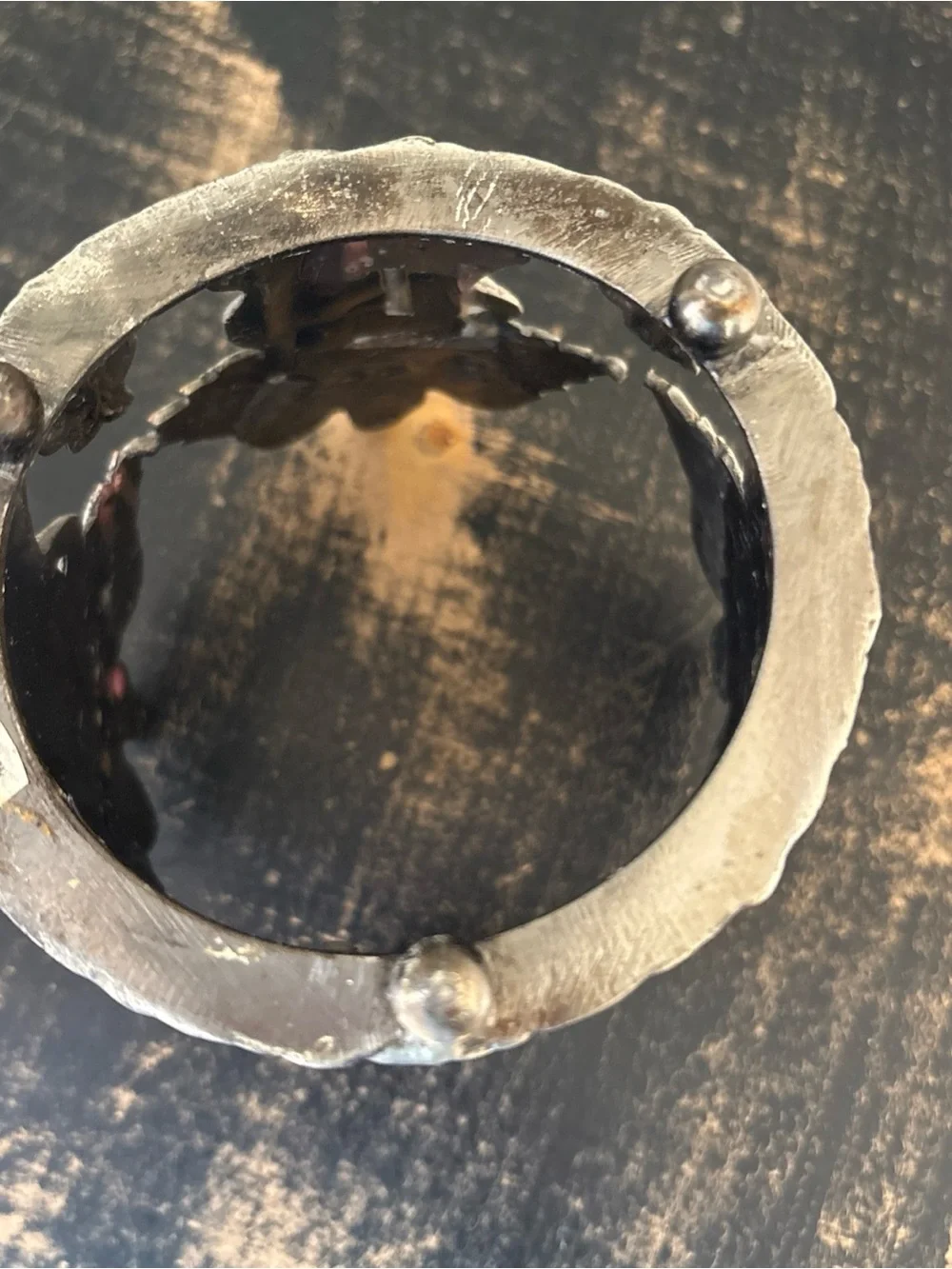 Silver Angel Candle Holder